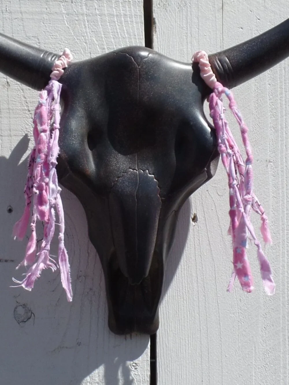 Hand Crafted Hair Tie Swag (1) COTTON CANDY
